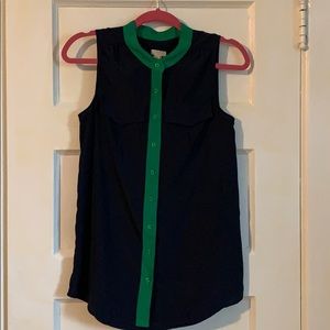 J. Crew sleeveless blouse